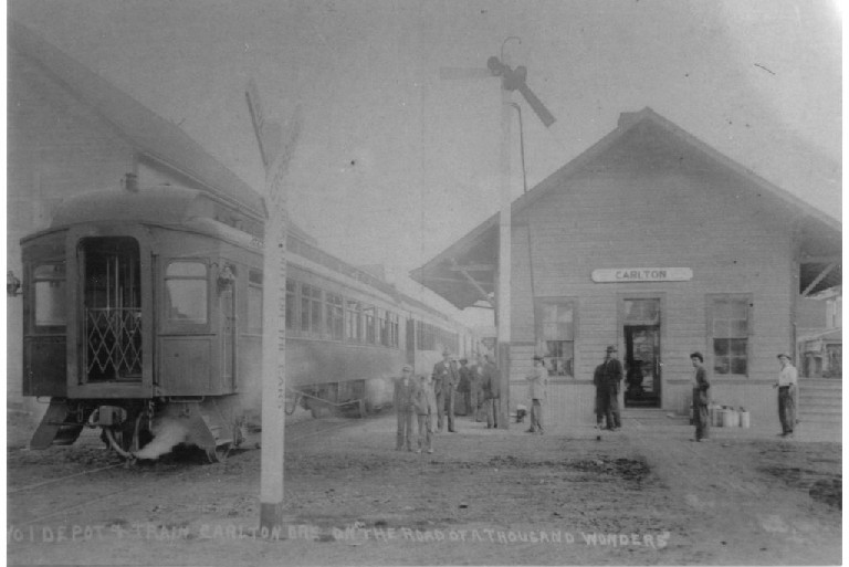 1905 SPRR Whiteson Yamhill CO OREGON Freight 2191 Train 